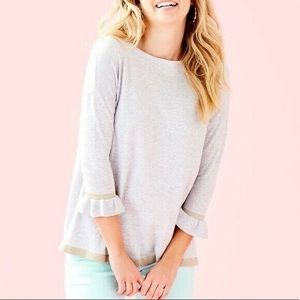 Lilly Pulitzer Charla Gray Sweater